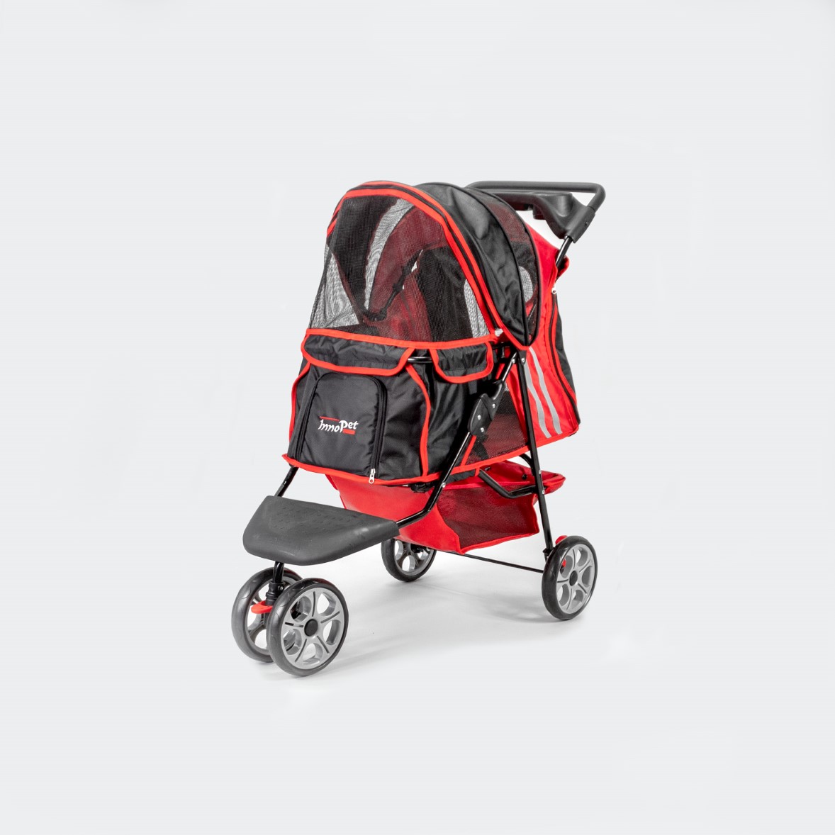 innopet-hondenbuggy-all-terrain-rood-zwart-schuinaanzicht.jpg.jpg